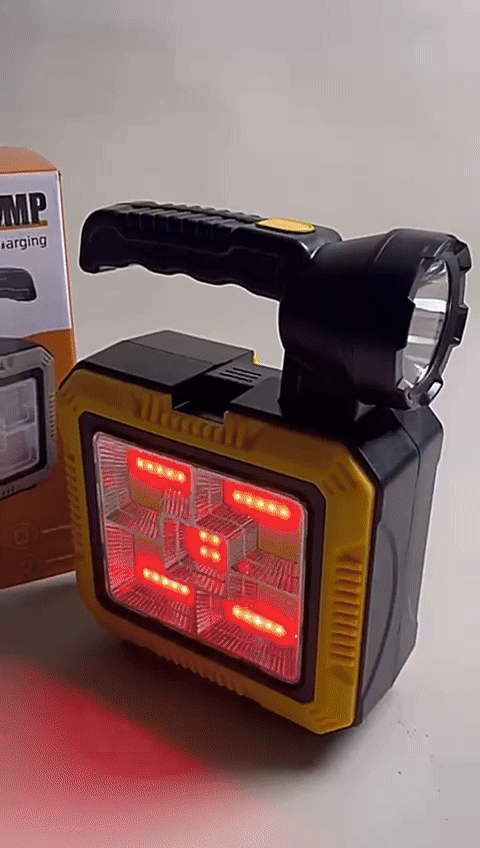 Linterna Carga Solar Kit Herramientas