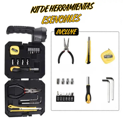 Linterna Carga Solar Kit Herramientas