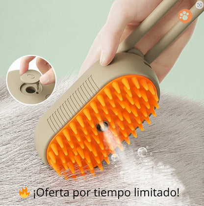 Cepillo Vapor Recargable para Mascotas