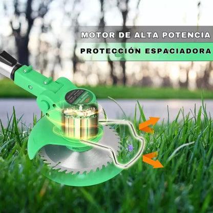 CORTADORA DE CESPED DOS BATERIAS DE 48V