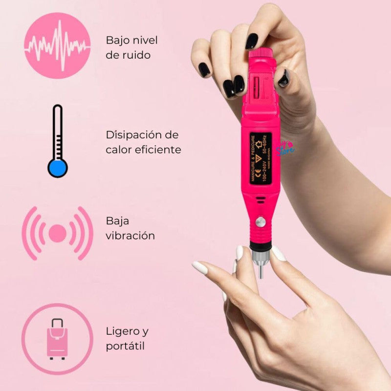 SET DE PULIDOR DE UÑAS ELECTRICO